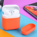 Wireless Earphone Silicone Case for Airpods Protector Charging Box (Orange) A