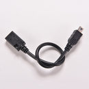 Mini Usb 5Pin male plug to female jack extension data adapter cord cable 25C M&