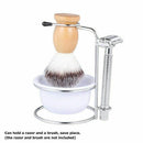 2 in 1 Shaving Kit for Men Shaving Brush Holder + Soap Dish Shaving Holder