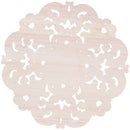 Woodcarving Furniture Decoration Solid Wood Door Round Applique Flower Him