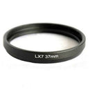 37Mm Lens Filter Adapter Ring For Panasonic Lumix Dmc Lx7 Dmw-Fa1 Black Atl C2F2