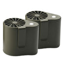 2x Clip-on Mini Fan Mobile Summer Air Cooling Fan 5V for Outdoor Working