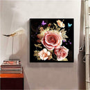 5D DIY Full Drill Diamond Painting Warm Flowers Cross Stitch Embroidery Kit