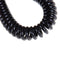 Outdoor Black PU spring rope Elastic Belt Keychain Camping Tool JR