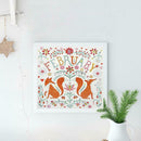5D DIY Special Shape Diamond Painting February Embroidery Craft Kit Home Decor