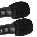 200x Black Disposable Non-woven Fabrics Microphone Cover KTV Mic Covers Cap