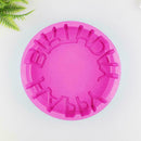 Silicone Birthday Round Cake Mold Pan Kitchen BakingTools Pie Mould Bread M P4H0
