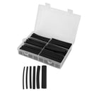 130pcs Set Polyolefin Assorted Heat Shrink Tube Insulated Tubing Set Black