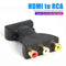 HDMI Male to 3 RCA Female Composite AV Audio Video Adapter Converter for TV