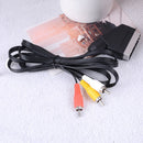 High quality 1.5m rgb scart to 3 RCA audio video cable for nes  Z