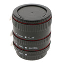 Macro Extension Tube Set Red (13mm,21mm,31mm) for Canon-Plastic Red Circle