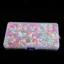420Pcs Kids Learning Acrylic Colorful Beads Kits Toys Accessories Jewelry