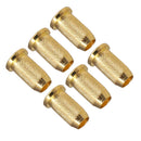 6Pcs Strings Through Body Mounting Ferrules for Electric Guitar