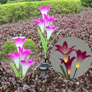 Outdoor Solar Garden Stake Lights,Upgraded Led Solar Powered Light, Multi-C