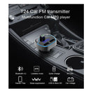 Wireless Car Bluetooth 4.2 MP3 Player Handsfree Calling Dual USB Car Charger
