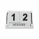 Home Daily-use Manual Wooden Combination Small Desk Calendar Desktop Decora