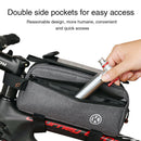 Waterproof Pannier Top Tube Bag Double Pouch Bicycle Cycling Organizer Saddle