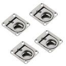 4 Packs Boat Marine Stainless Hatch Deck Cabinet Lift Ring Handle Flush Fitting