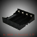 1x 4 pcs 18650 in Parallel 3.7V Pole Battery Box Holder Batteries Case AU L8I3.