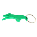 Aluminum Horse Simple Bottle Opener Key Ring Keychain Bag Pendent Green