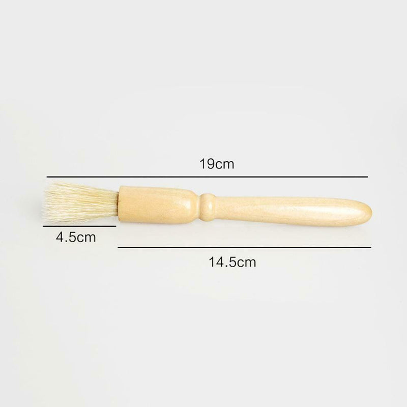 Wood Handle Natural Bristles Coffee Grinder Maker Machine Cleaning Brush A