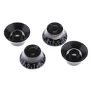 Durable 4 Pieces Acrylic Volume Tone Control Knobs Cap for Les Paul Guitar