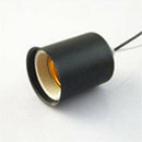 E27 Ceramic Screw Base Round LED Light Bulb Lamp Socket Holder Adapter meta