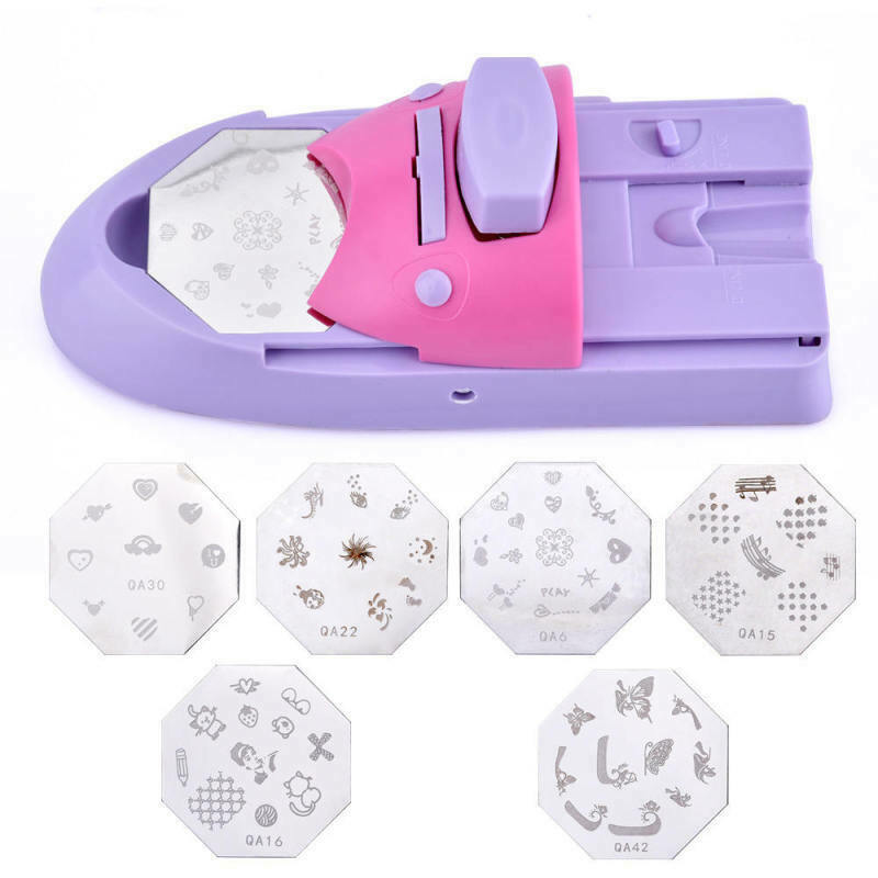 Pro Nail Art DIY Printer Printing Pattern Stamp Manicure Colors Machine Stamper