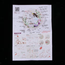 1 Set DIY Embroidery Starter Kits with Moon Fairy Pattern Handmade Embroidery