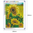5D DIY Full Drill Diamond Painting Sun Flowers Cross Stitch Embroidery Kits