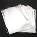 100PCS Clear Resealable Self Adhesive Sealing Plastic Bags 16x20cm F7X7