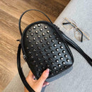 Leather Women Shoulder Crossbody Bag Fashion Rivet Ladies Shopping Handbag