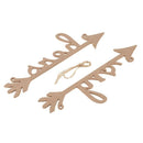 His and Hers Arrow Chair Signs for Wedding Decoration, Home Decor Wood