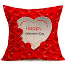 Happy Valentine Pillow Cover Christmas Decorations Snowman Decor Throw Pill
