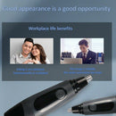 Professional Waterproof Nose Hair Trimmer, Men's Shaving Nose with LED Ligh