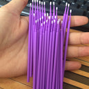 100Pcs Touch Up Paint Micro Mini Brush Small Tips - Micro Applicators Tools New