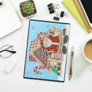 DIY Santa Claus Special Shaped Diamond Painting 60 Pages A5 School Notebook
