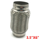 3.5inx 6in Exhaust Flexible Tube Joint Repair Single Pipe,
