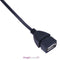 Micro USB OTG Female to Male Adapter Cable for Android Phone (Black)
