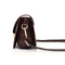 Women Crossbody Bags Leather Fashion Small Shoulder Handbag (Dark Brown) A#S