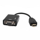 3X(Switcher Hdmi To Vga + 3.5Mm with Audio Computer To Tv Converter