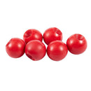6 pcs M6 bushing thread 25mm diameter plastic ball knob red handle M8T6