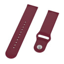 18mm Silicone Wrist Strap Watchband for Huawei Honor B5/S1/FIT (Wine Red)