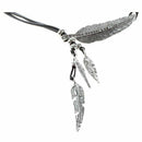 Fashion Crystal Chunky Statement Bib Tassels Leaf Pendant Chain Choker Neck