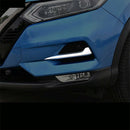 Auto Accessory Front Fog Lights Lamp Eyelid Eyebrow Cover Trim Chrome Fit f I8C6