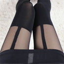 Fashion Women Temptation Sheer Mock Suspender Tights Pantyhose Stockings B Gw