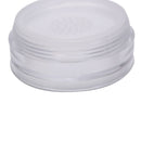 10g plastic empty loose  pot with sieve cosmetic makeup jar container Kw