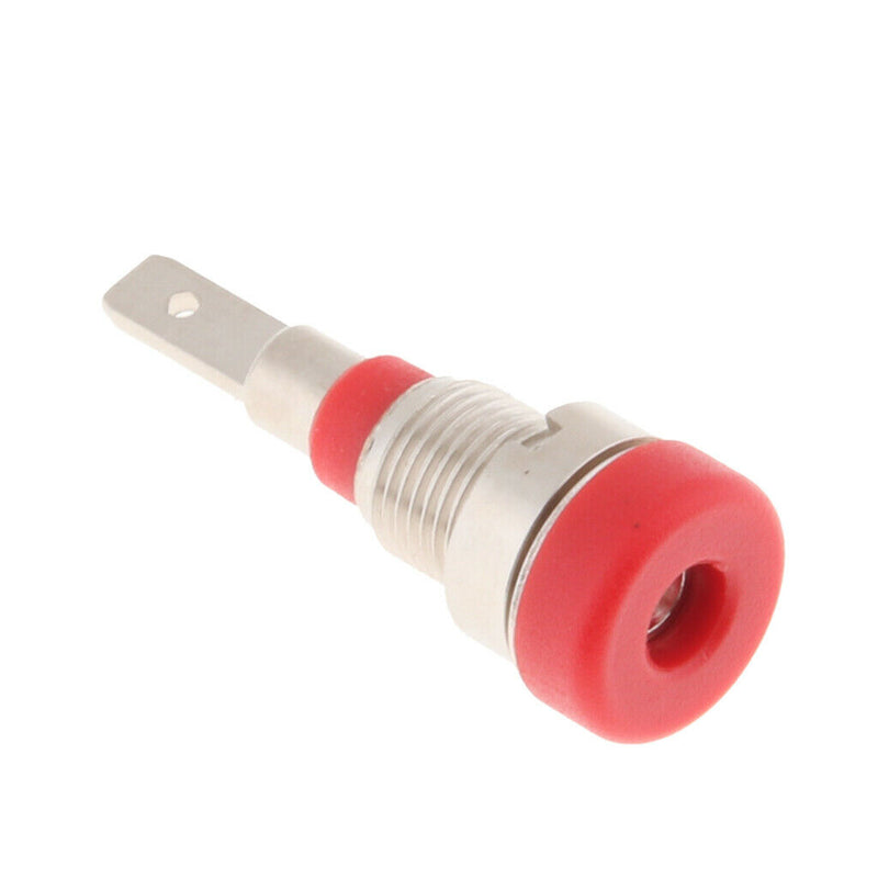 5 Piece 2mm Banana Jack Binding Post Nut For Multimeter Test Red