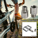 1pair 20mm Bike Pedal Extender Steel Accessories Easy Install Spacer Left Right