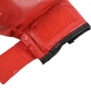 Sponge Padded Red Faux Leather Boxing Gloves for Child M9D6